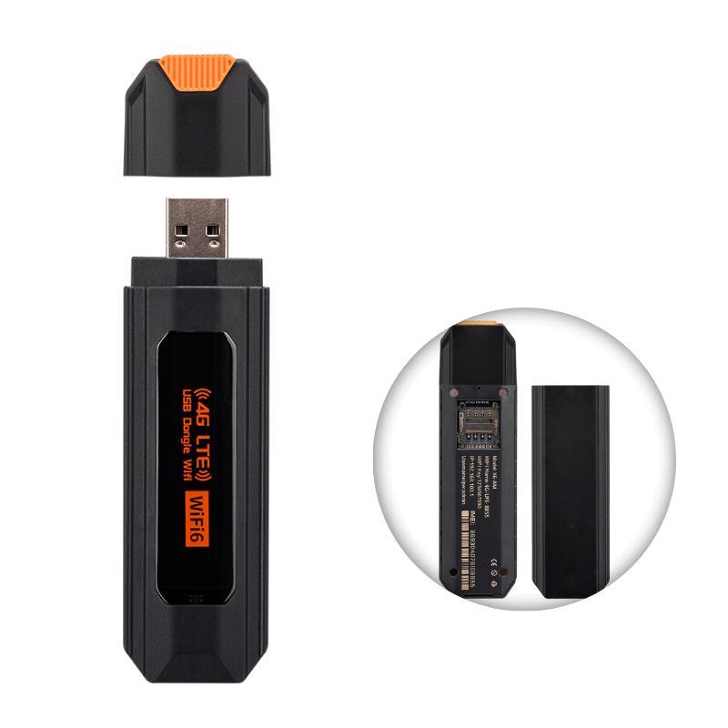 【Requires a separately purchased data‑only SIM card】 WiFi Router USB Modem Unlocked Car WiFi Wireless Network Adapter Hotspot Router USB Dongle Wifi Router Computer Accessories